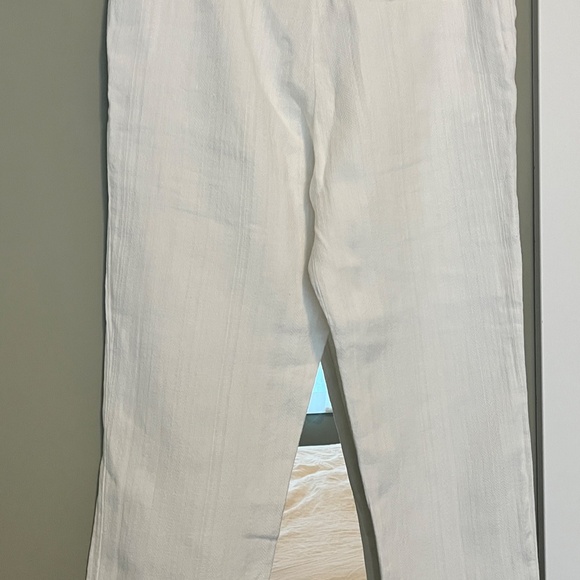 Forte Forte Linen Fishbone Pattern Trousers - Picture 3 of 5